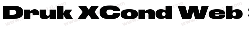 Druk XCond Web Super字体转换